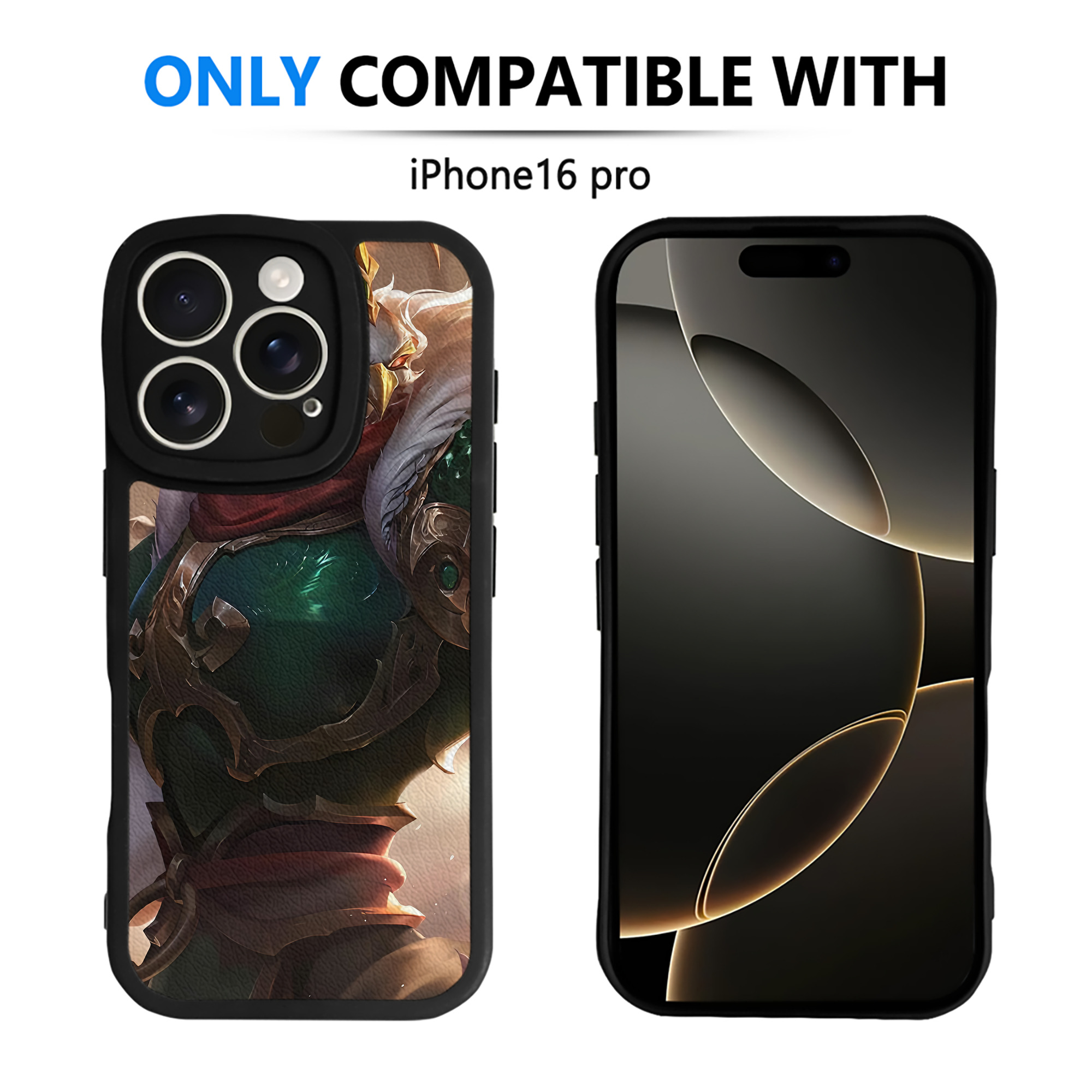 リーグ・オブ・レジェンド League of Legends LOL 【iPhone 16シリーズ対応】シリコンスマホケース（レザー調） 材質：シリコン